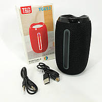 Bluetooth колонка з красивим підсвічуванням TG653, Бездротова колонка переносна гучна KF-24