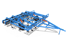 Культиватор КПГД-5 два ряда пружин одинарний барабан