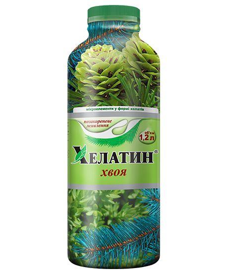 Добриво Хелатин Хвоя банка 1,2 л/12шт