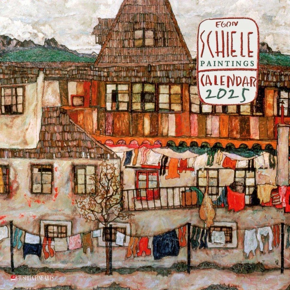 Настінний календар 2025 рік. Egon Schiele Paintings 2025