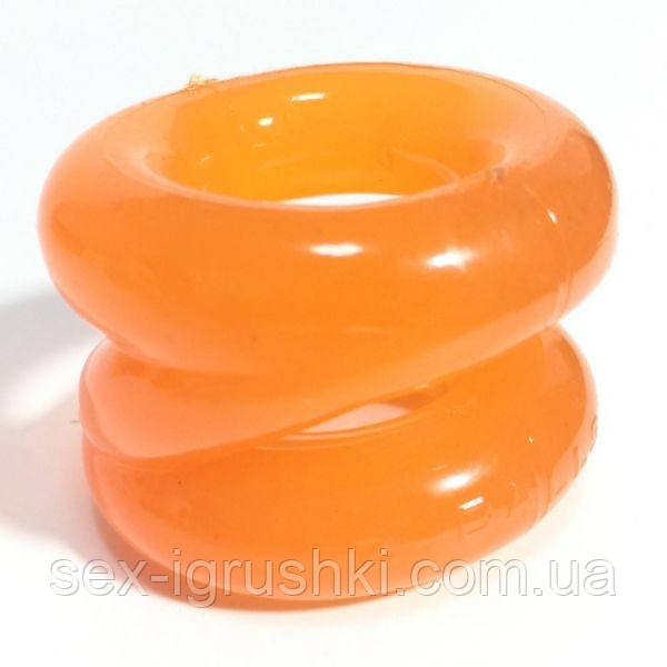 Бондаж для пеніса помаранчевий Oxballs z-balls by Atomic Jock