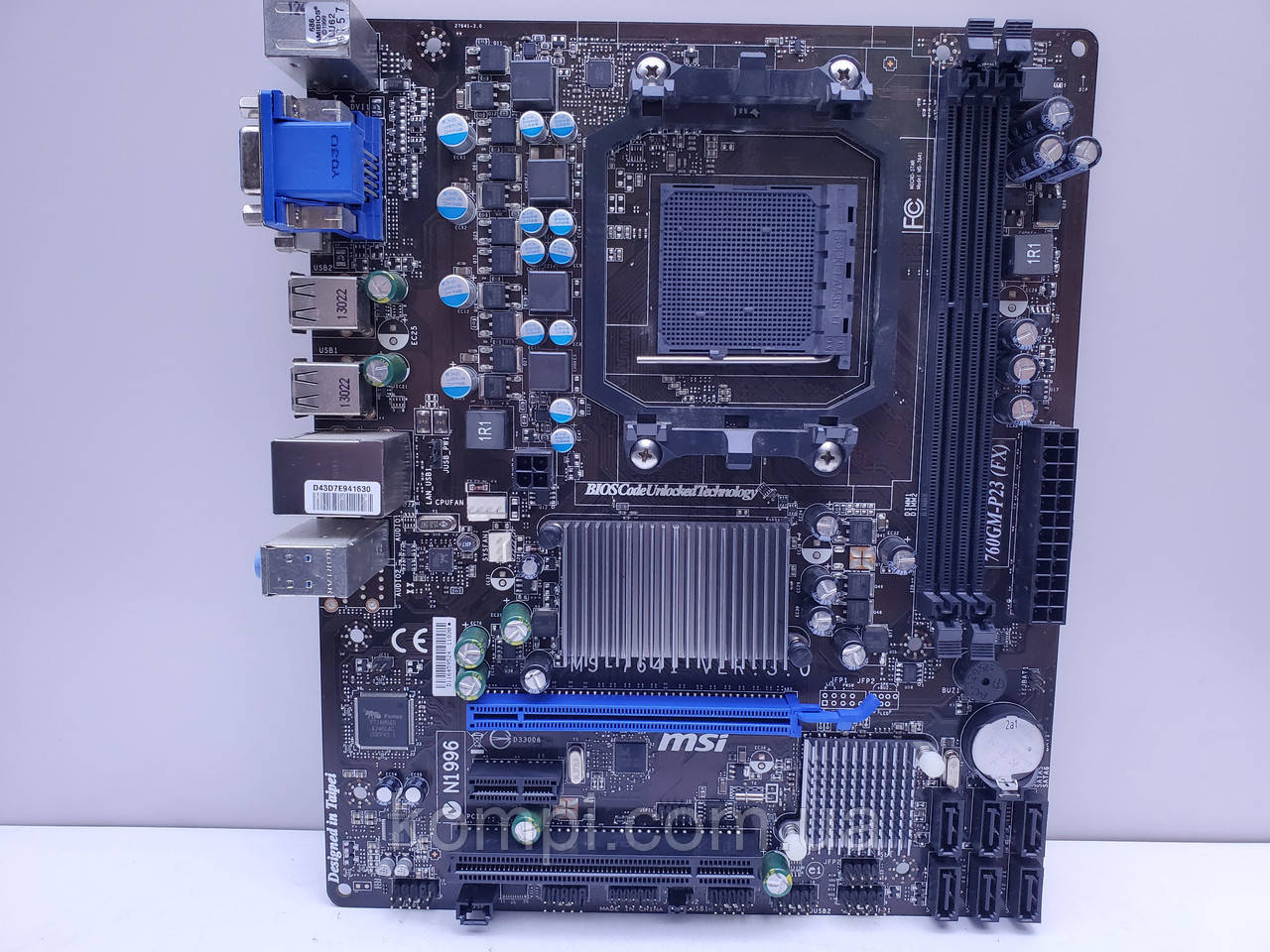 Материнська плата sAM3+ MSI 760GM-P23(FX) (Socket AM3+,DDR3,AMDFX,б/у)