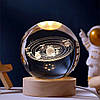 Хрустальний Куля нічник USB, фото 5