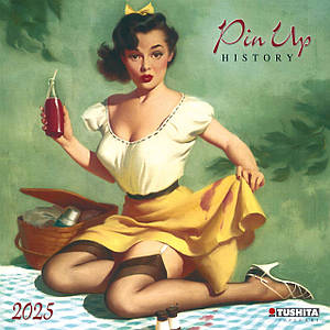 Настінний календар 2025 рік. Pin Up History 2025