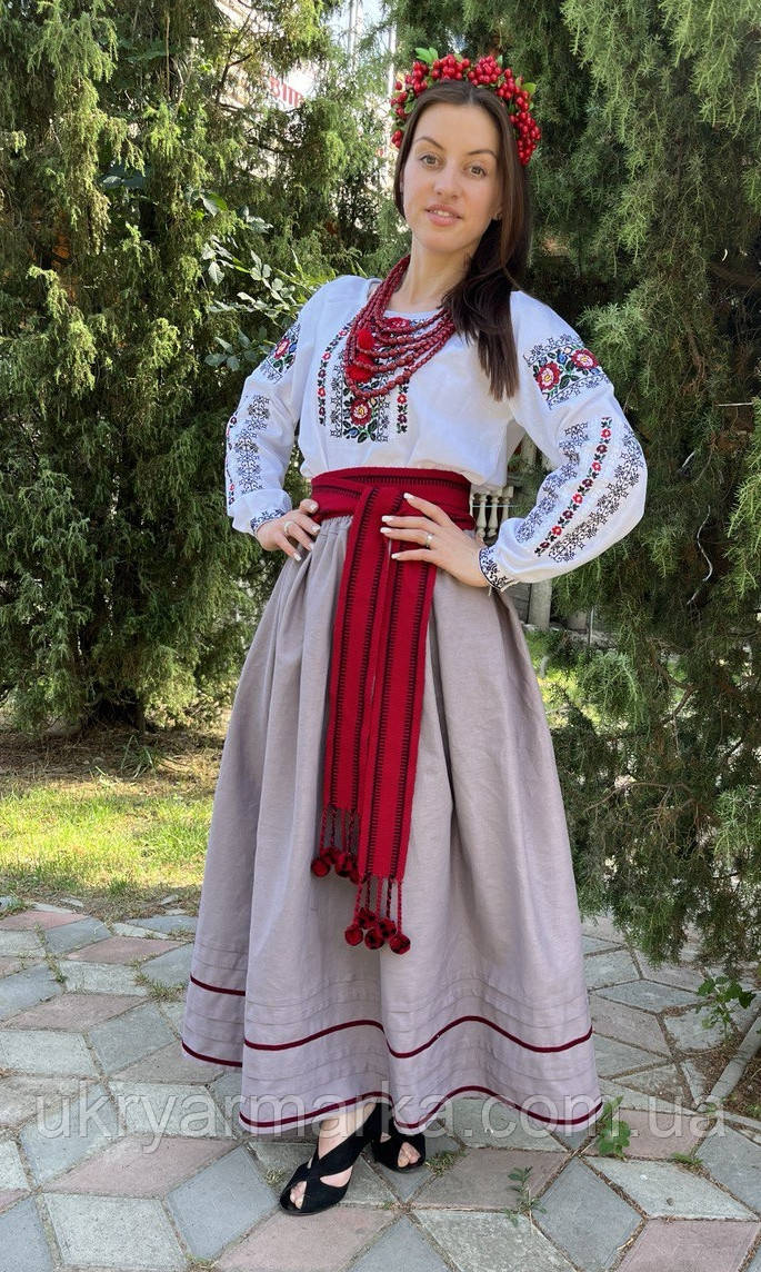 Український комплект сорочка і спідниця  "Радість Поділля"