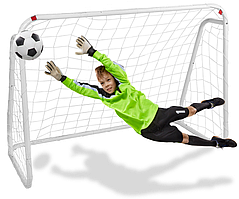 Ворота футбольні Xboost Signal White 328064MG ігрові Комплект 2 штуки для футболу R_2315