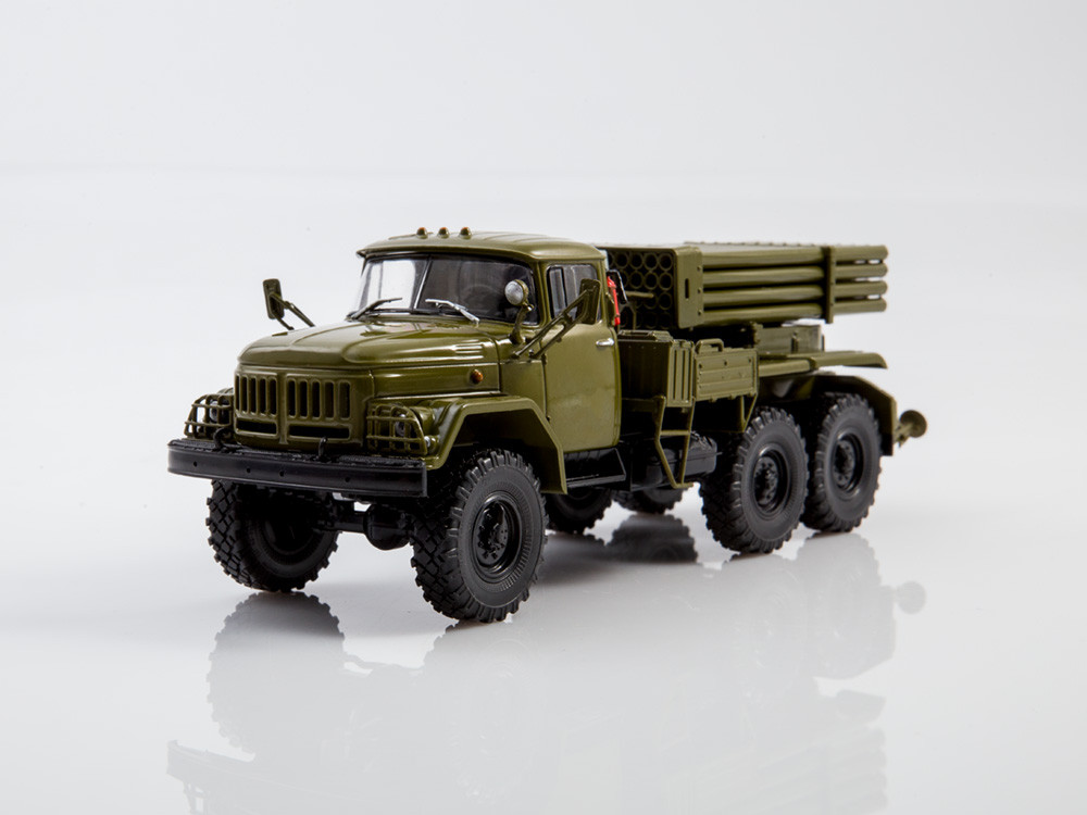 Легендарні Вантажівки №49 ЗІЛ-131 Установка БМ-21 "Град-1" | Колекційна модель в масштабі 1:43 | Modimio