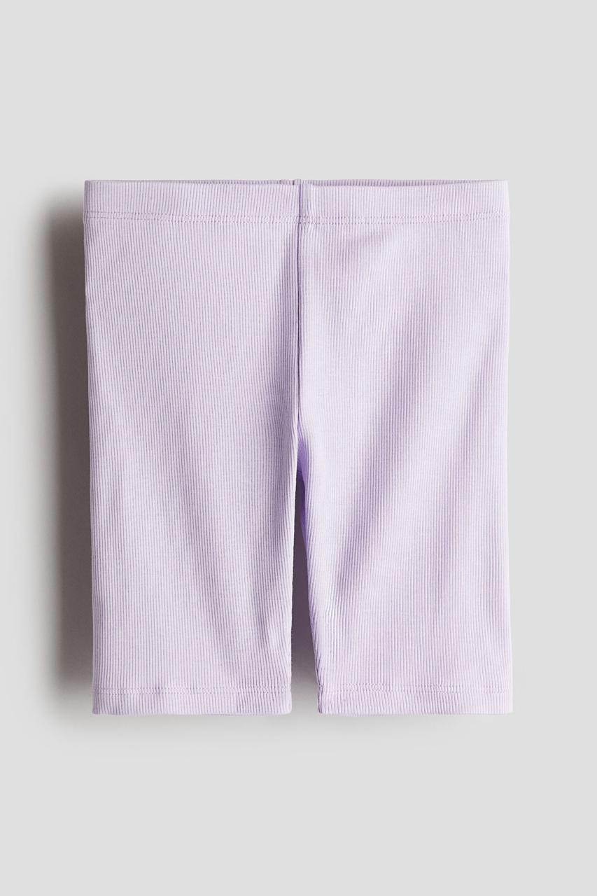 Велосипедки для дівчинки в рубчик бузкові H&M   98, 104, 110, 116, 122, 128см