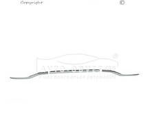 Накладка на торець заднього бампера Hyundai i20 2018-2020 - тип: нержавійка