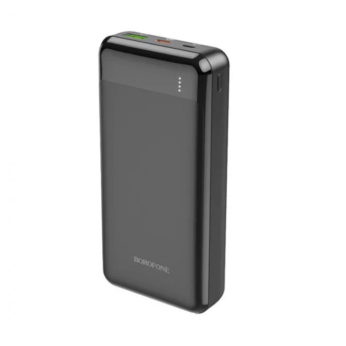 Зовнішній акумулятор Power bank Borofone BJ19A PD20W+QC3.0 20000mAh батарея заряджання Чорний, фото 1