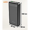 Зовнішній акумулятор Power bank Borofone BJ19A PD20W+QC3.0 20000mAh батарея заряджання Чорний, фото 5