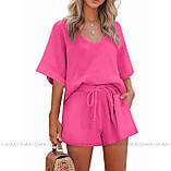 Жіночий літній костюм із шортами новинка 2024, фото 2