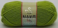 Детская пряжа нитки для вязания Nako Baby Marvel