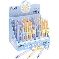 От 40 шт. Ручка автоматична "пише-стирає" 35014 з підвіскою, синя купить оптом