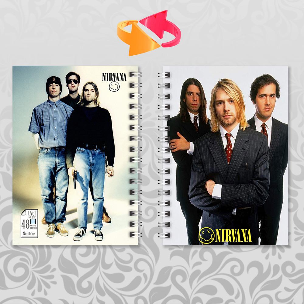 Блокноти А6 Nirvana на пружині, фото 1