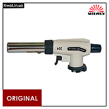 Пальник газовий 360° з регулюванням подачі повітря та п'єзопідпалом Сопло 22 мм Vitals Master BT-194С