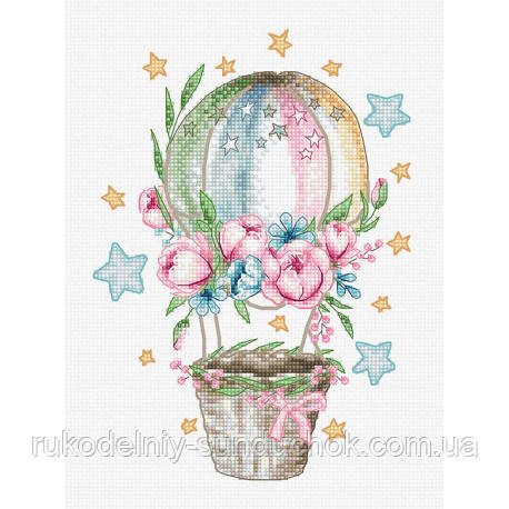 Набір для вишивання хрестом "Luca-s" B7007 Повітряна куля, фото 1