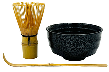 Набір для чаю матча Blackhold #131, 380 мл, три предмети