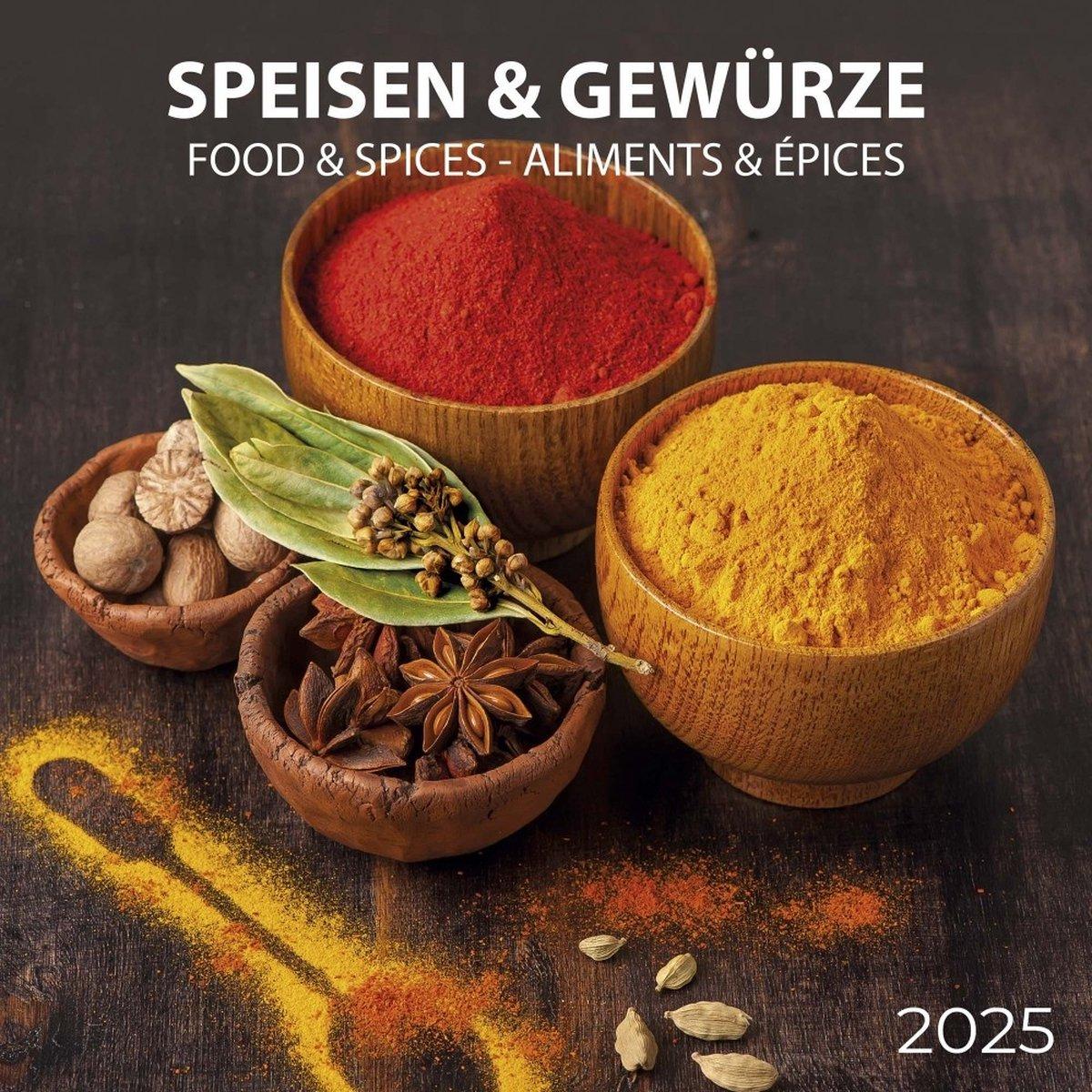 Настінний календар 2025 рік. Food and Spices 2025