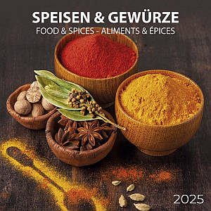 Настінний календар 2025 рік. Food and Spices 2025
