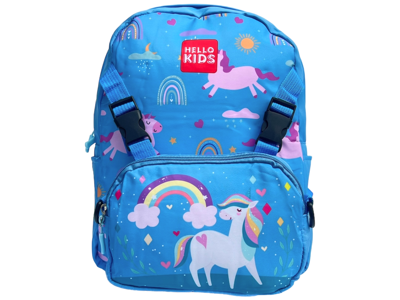 Дитячий рюкзак сумка, пенал у комплекті, блакитний, фото 1
