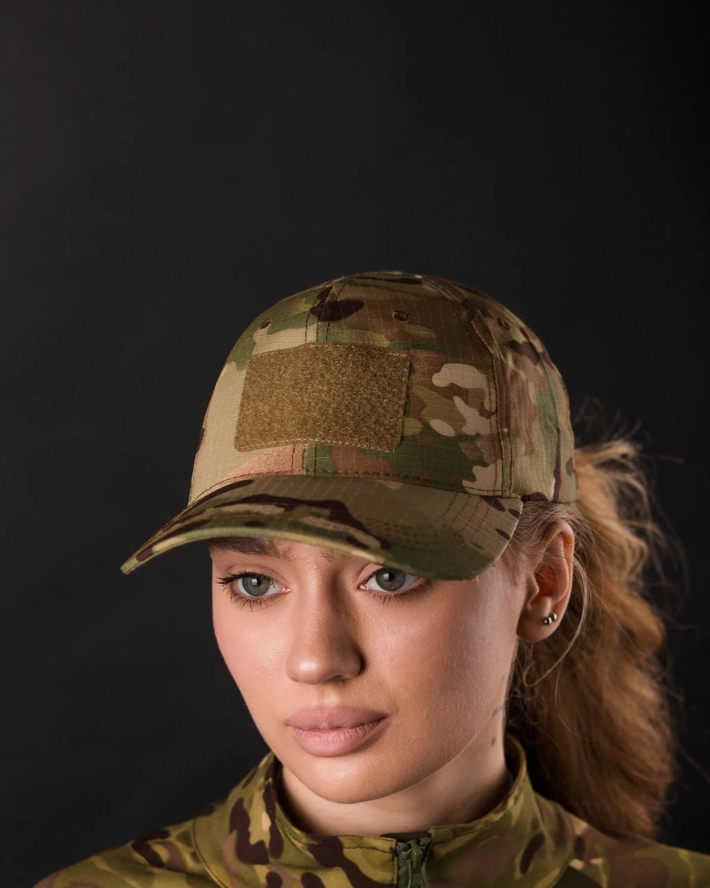 Тактична бейсболка жіноча Military мультикам, фото 1