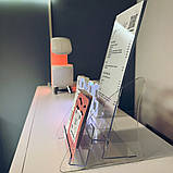 Візитниця EKOSTAR 2х ярусна + підставка під євробуклет, фото 4