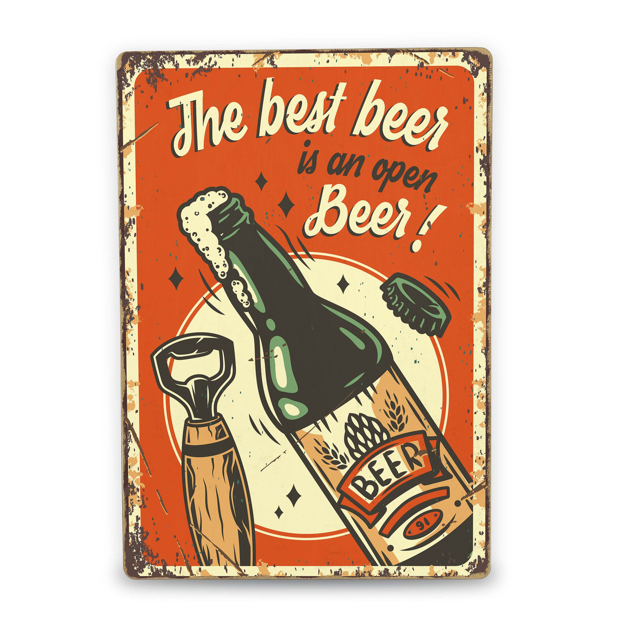 Дерев'яний постер Пивна насолода А5, фото 1