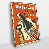 Дерев'яний постер Пивна насолода А5, фото 2