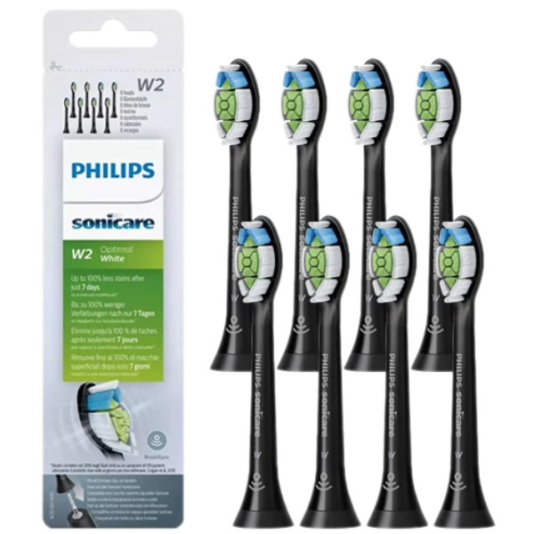 Насадки Philips Sonicare W Optimal White HX6068/13 Black 8 шт.
