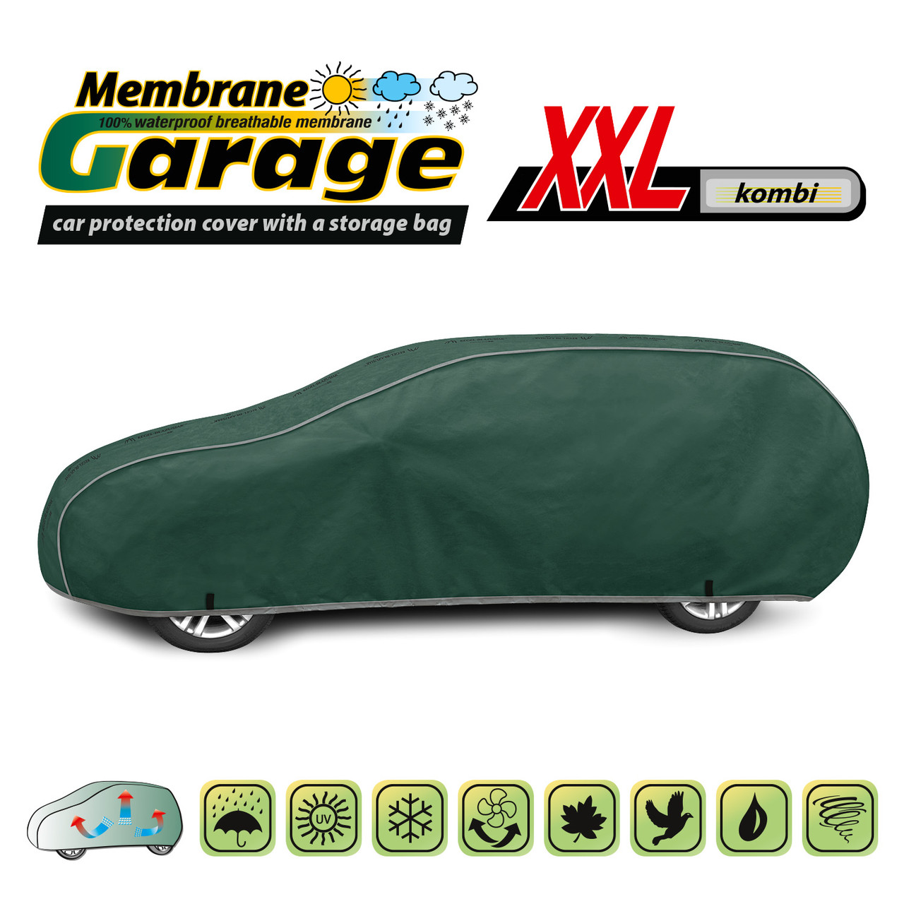 Чохол тент для автомобіля Membrane Garage розмір XXL Hatchback Combi ОРИГІНАЛ! ОФІЦІЙНА ГАРАНТІЯ!