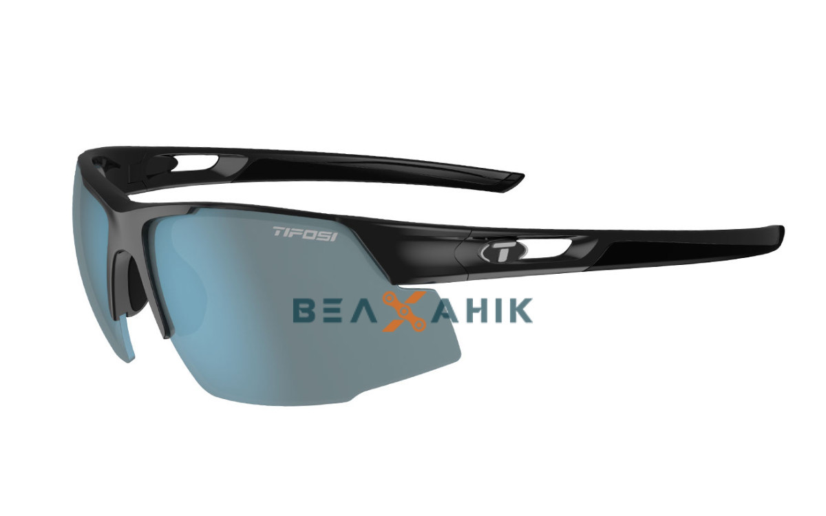 Окуляри Tifosi Centus Gloss Black лінзи Smoke Bright Blue Mirror 15%, фото 1