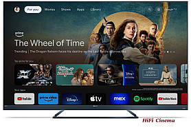 Sharp 4Т-С75FQ5EM2AG телевізор 75 дюймів 4K Premium QLED QD з Google TV
