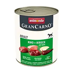 Вологий корм для собак Animonda Gran Carno Adult Beef + Deer with Apple | 400 г (яловичина та оленина)