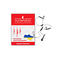 Монтаж "HARPOON" Вбивця Карася НЕРЖАВІКА №4 3 пружини 30г На волосіні