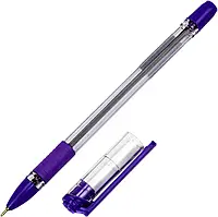 Ручка масляна Hiper Fine Tip 0.7 мм, колір стержня фіолетовий HO-111/НО-515
