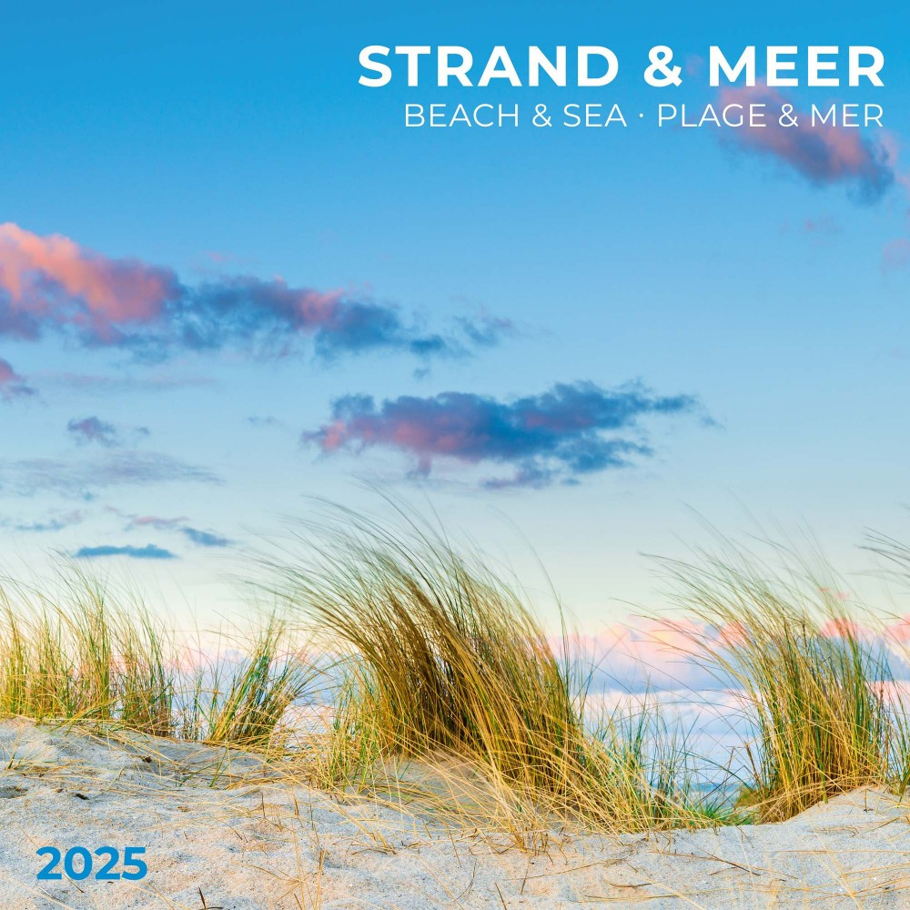 Настінний календар 2025 рік. Beach and Sea 2025