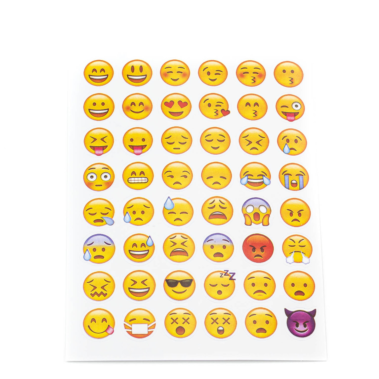 Наклейки "Смайлики" 1 лист NKL025, фото 1