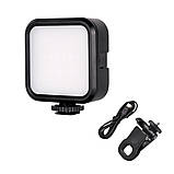 Акумуляторне відеосвітло накамерне WL-R1 RGB світлодіодна кольорова міні лампа з прищіпкою для фото та відео, фото 7