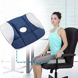 Подушка для сидіння, 35 x 35 см, Pure Posture / Ортопедична подушка для розвантаження хребта