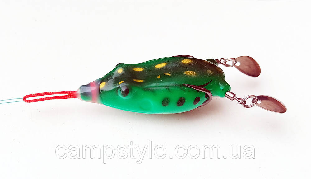 Силіконова жаба спінер Frog Spinner Ж-24 60 мм 12 г