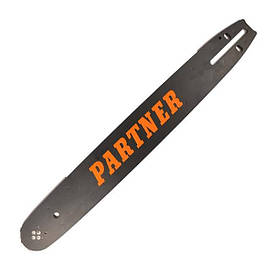 Шина на бензопилу PARTNER 14"-1,3 mm 3/8" 52зв L = 42 см (4 заклепки)