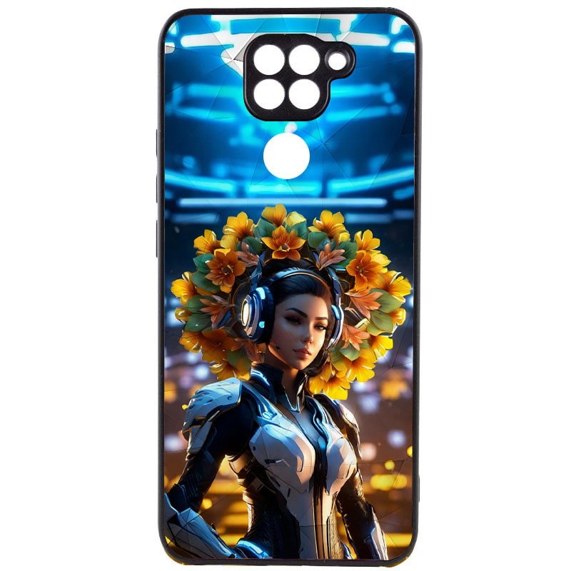 TPU+PC чехол Prisma Ladies для Xiaomi Redmi Note 9 / Redmi 10X Cyberpunk " PTR", фото 1