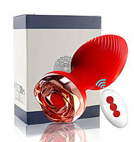 Анальная пробка Rose,анальная пробка с пультом, анальная пробка,втука, плаг