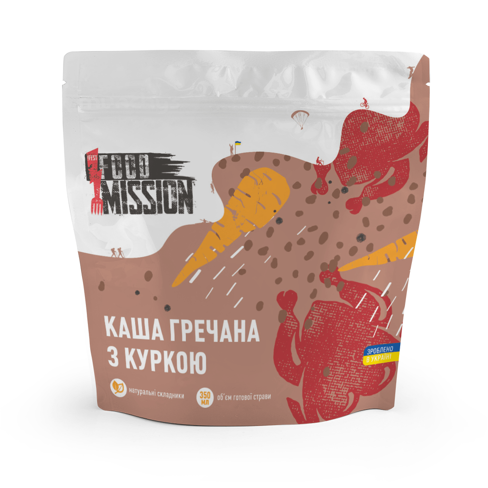 Каша гречана з курячим філе