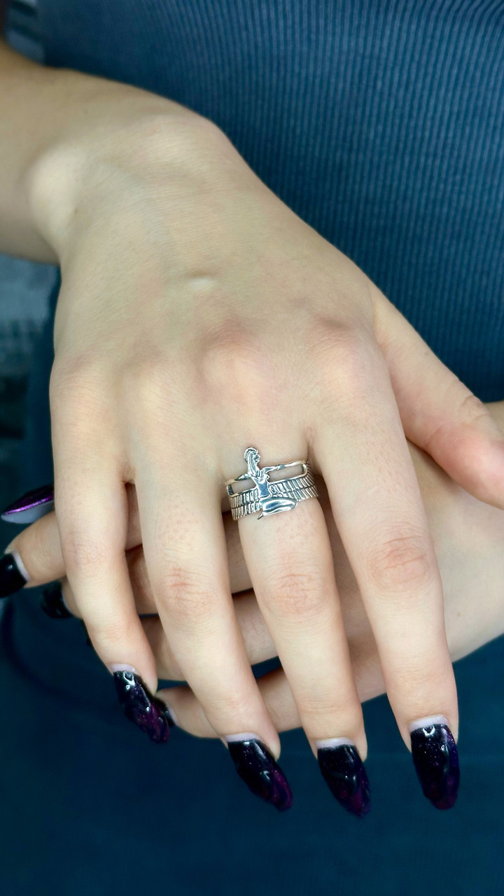 Срібна каблучка «Таємниця Єгипту» з черненням, фото 1