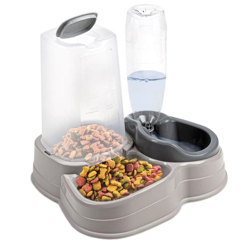 Диспенсер для корму та води Maya Comby MPS 35*30*31,5 см для котів і дрібних собак (S10110100), фото 1
