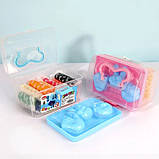 Тісто для ліплення дитячий пластилін набір різнокольорової глини для ліплення, пластилін 12 кольорів у контейнері, фото 6