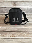 Маленька спортивна барсетка Under Armour андер армор чорна, фото 3