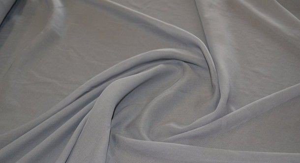 Шифон однотонний, сталь